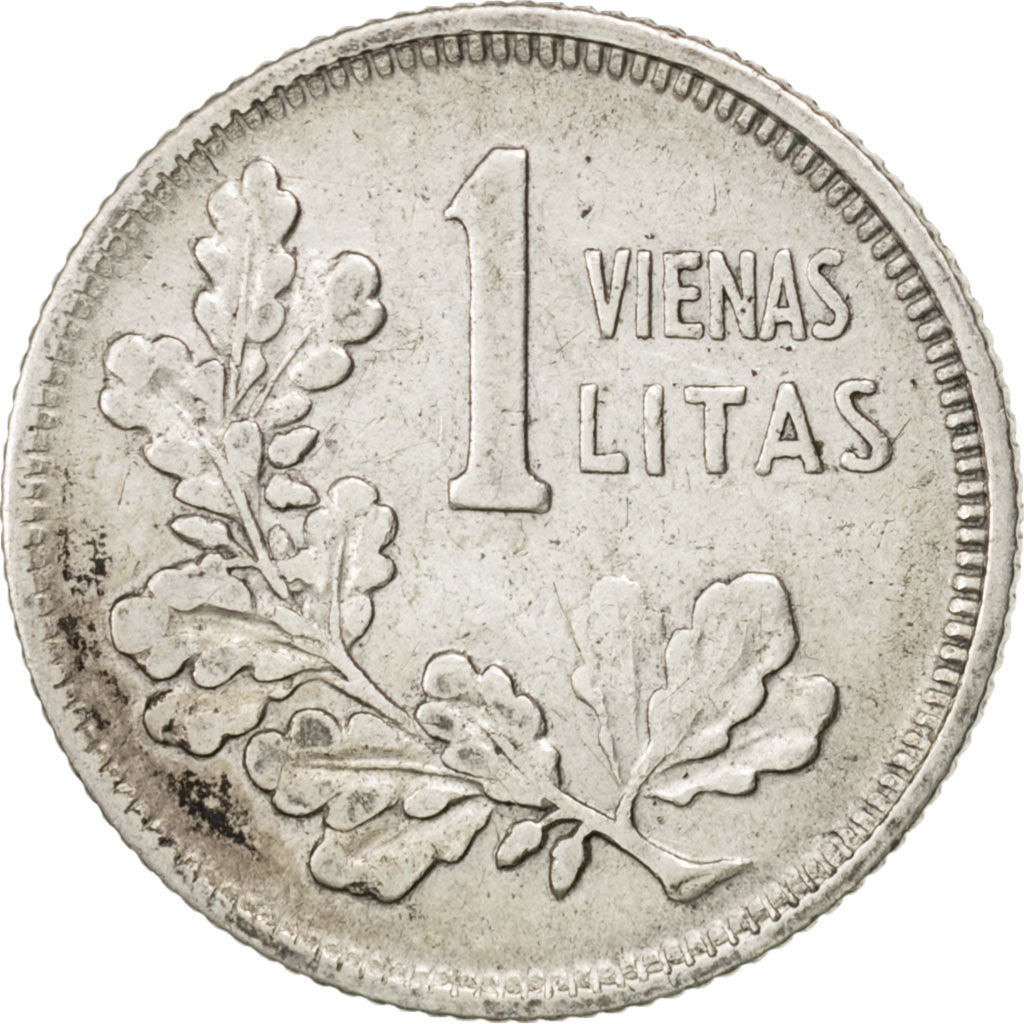 Lituania, Litas, 1925, BB, Argento, KM:76