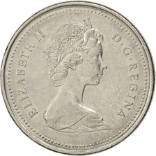 CANADA, 25 Cents, 1973, Royal Canadian Mint, KM #81.1, AU(50-53), Nickel, 23.8,.