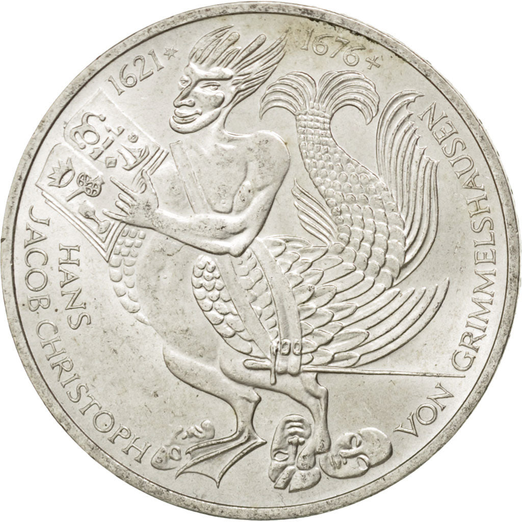 GERMANY - FEDERAL REPUBLIC, 5 Mark, 1976, Munich, KM #144, AU(55-58), Silver,...