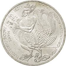 GERMANY - FEDERAL REPUBLIC, 5 Mark, 1976, Munich, KM #144, AU(55-58), Silver,...