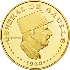 CHAD, 10000 Francs, 1960, KM #11, MS(65-70), Gold, 35.46