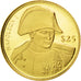Munten, Liberia, 25 Dollars, 2000, FDC, Goud
