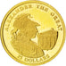 Coin, Liberia, 25 Dollars, 2001, MS(65-70), Gold