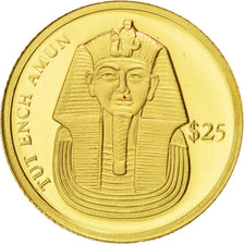 Münze, Liberia, 25 Dollars, 2000, STGL, Gold