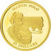 Moneta, Liberia, 25 Dollars, 2001, FDC, Oro