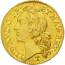FRANCE, Louis d'or au bandeau, Louis D'or, 1742, Troyes, KM #513.21, EF(40-45),.