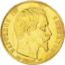 Second Empire, 5 Francs or Napoléon III petit module 1854 Paris, KM 783