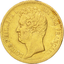FRANCE, Louis-Philippe, 20 Francs, 1831, Paris, KM #739.1, VF(30-35), Gold,...