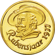 Belgium, Medal, 1977, MS(63), Gold, 6.45