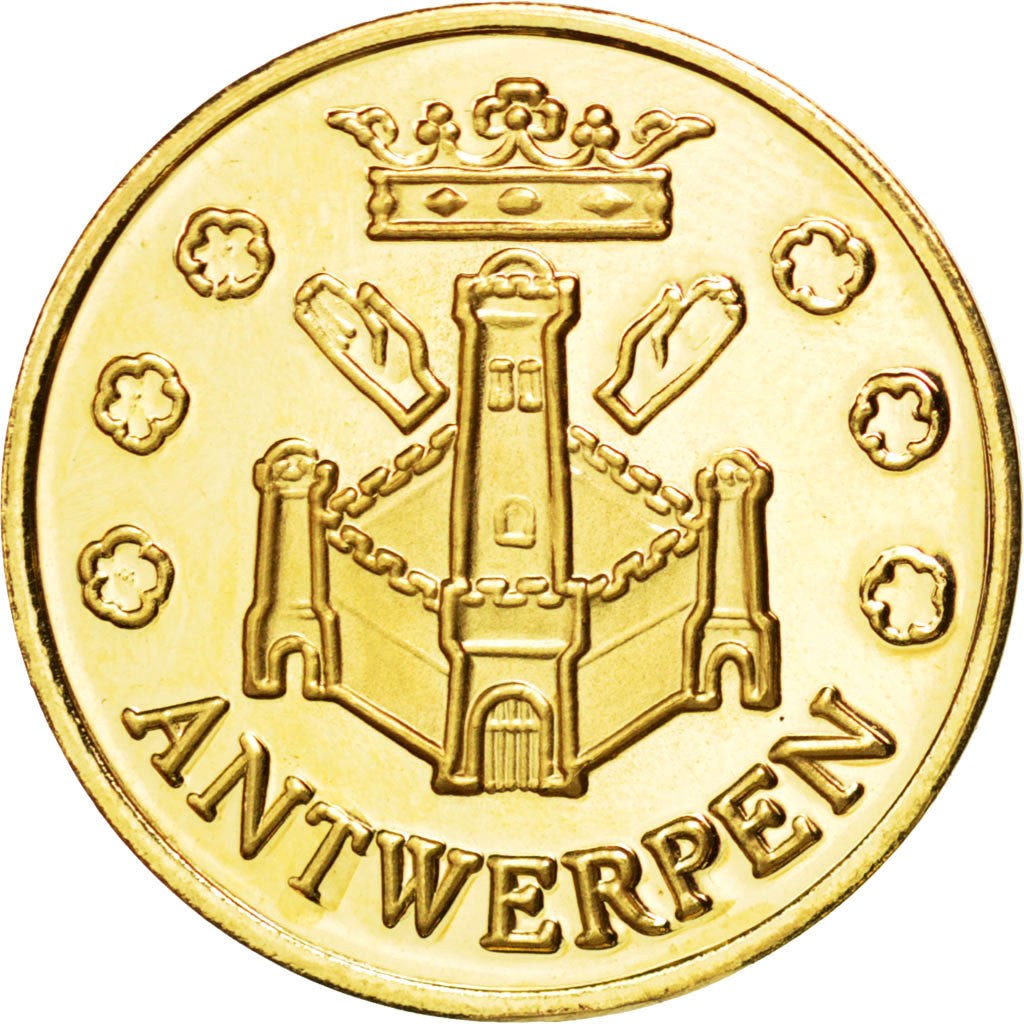 Belgium, Medal, 1977, MS(63), Gold, 6.45