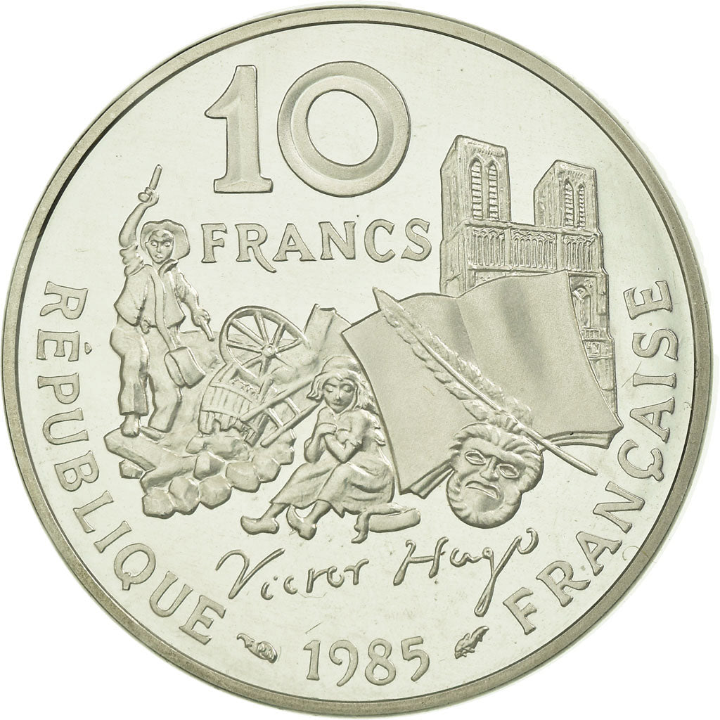 Coin, France, 10 Francs, 1985, MS(65-70), Silver, KM:P956