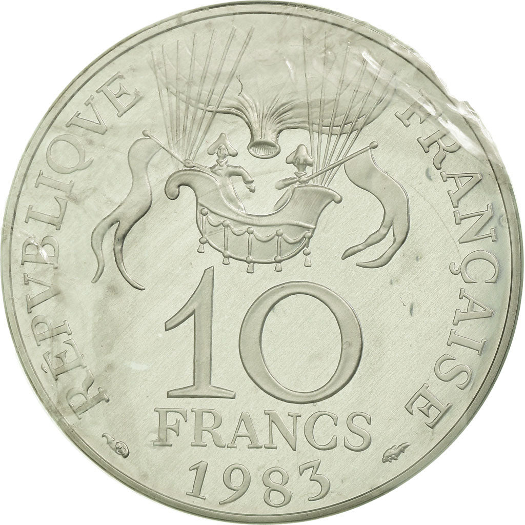 Coin, France, 10 Francs, 1983, MS(65-70), Silver, KM:P783