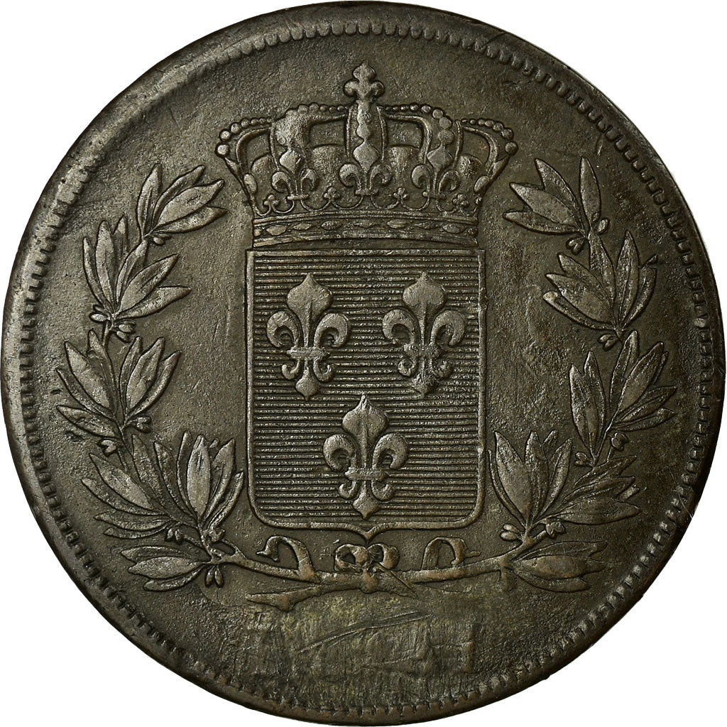 Moneda, Francia, 2 Francs, 1815, MBC, Bronce, Mazard:761