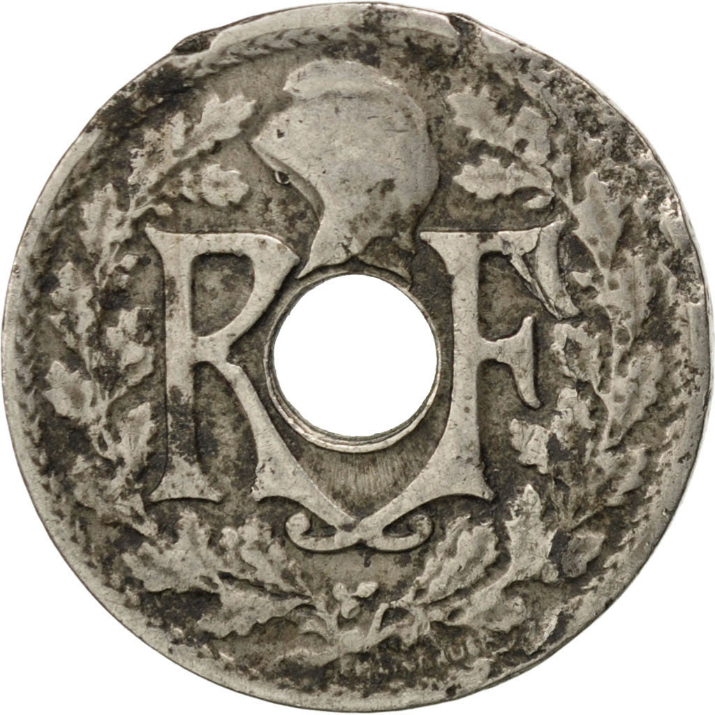 FRANCE, Lindauer, 5 Centimes, 1920, KM #865, VF(30-35), Copper-Nickel, 17,...