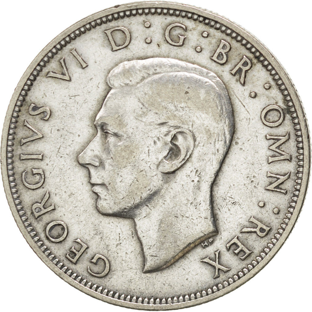 GREAT BRITAIN, 1/2 Crown, 1940, KM #856, EF(40-45), Silver, 32.3, 14.08