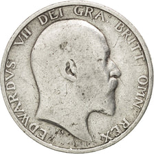 GREAT BRITAIN, Shilling, 1910, KM #800, VF(20-25), Silver, 23.5, 5.48