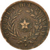 Paraguay, 4 Centesimos, 1870, BB, Rame, KM:4.1