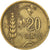 Munten, Lithouwen, 20 Centu, 1925, ZF, Aluminum-Bronze, KM:74