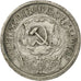 Russia, 15 Kopeks, 1923, BB, Argento, KM:81