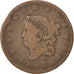 UNITED STATES, Coronet Cent, Cent, 1816, U.S. Mint, KM #45, F(12-15), Copper,...