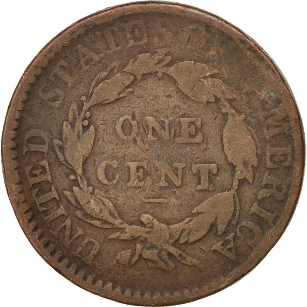 UNITED STATES, Coronet Cent, Cent, 1816, U.S. Mint, KM #45, F(12-15), Copper,...