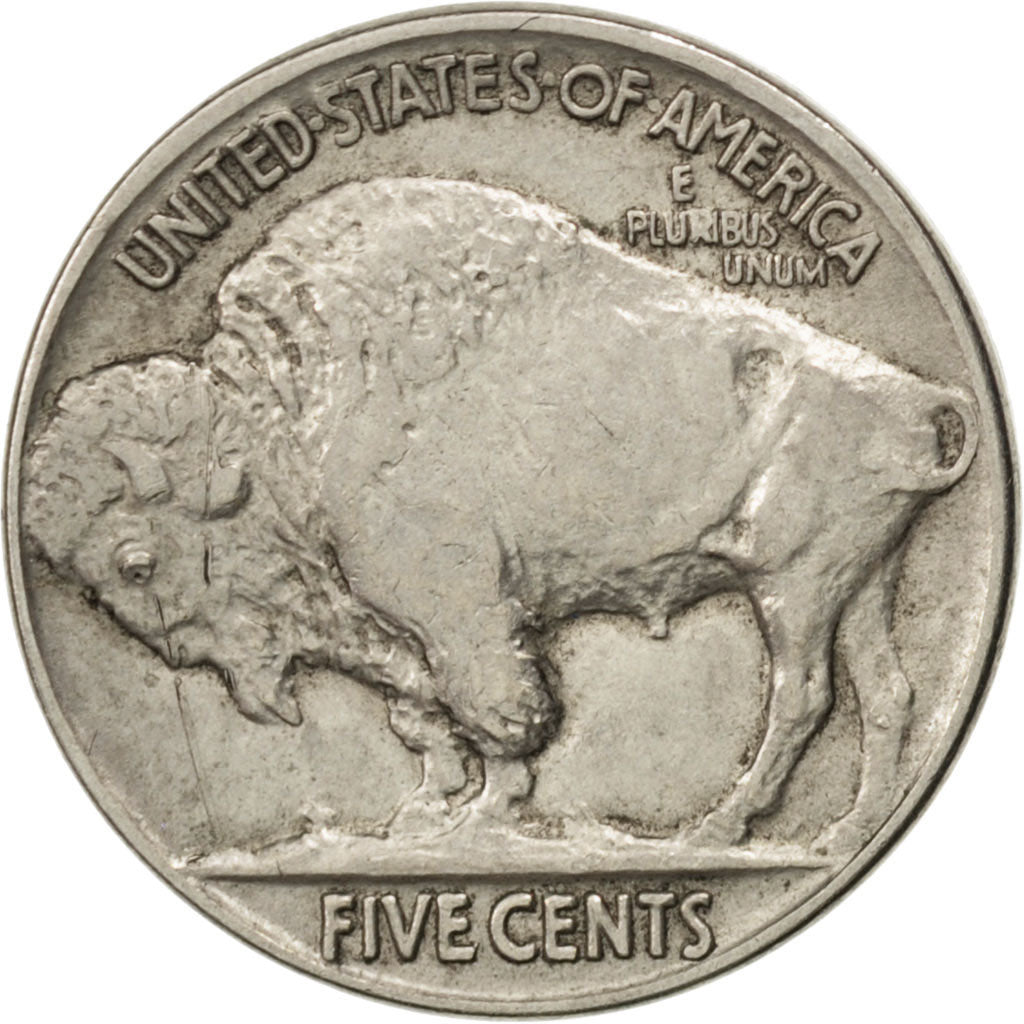Stati Uniti, Buffalo Nickel, 5 Cents, 1928, U.S. Mint, Philadelphia, BB, Rame...