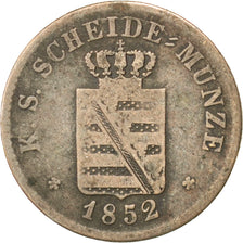 Allemagne, Saxe Albertine, Friedrich August II, 2 Neu-Groschen 1852, KM 1160