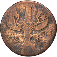 GERMAN STATES, 12 Heller, 1794, KM #51, VF(20-25), Copper, 3.59