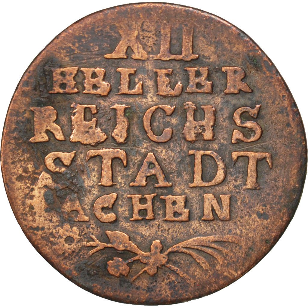 GERMAN STATES, 12 Heller, 1794, KM #51, VF(20-25), Copper, 3.59