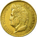 Moneta, Francia, Louis-Philippe, 40 Francs, 1833, Paris, BB+, Oro, KM:747.1