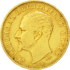 BULGARIA, 20 Leva, 1894, Kormoczbanya, KM #20, EF(40-45), Gold, 6.43