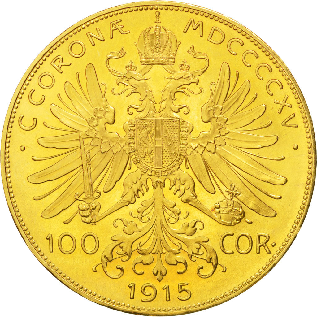 Autriche, François Joseph, 100 Couronnes 1915, KM 2819