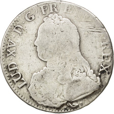 FRANCE, Écu aux branches d'olivier, ECU, 1732, Bayonne, KM #486.12, F(12-15), ..