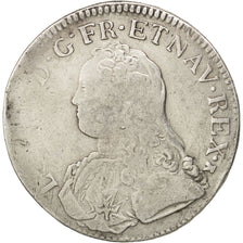 FRANCE, Écu aux branches d'olivier, ECU, 1727, Toulouse, KM #486.13, F(12-15), .