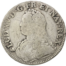 Louis XV, Ecu aux branches d'olivier 1734 Nantes, KM 486.20