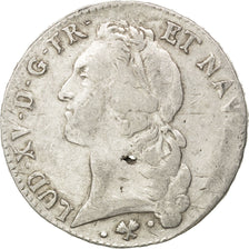 Francia, Louis XV, Écu au bandeau, Ecu, 1764, Bayonne, B+, Argento, KM:512.1...