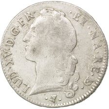 FRANCE, Écu de Béarn au bandeau, ECU, 1756, Pau, KM #518, F(12-15), Silver, Ga..