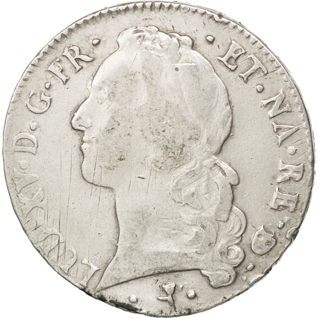 Louis XV, Ecu de Béarn au bandeau, 1765 Pau, KM 518
