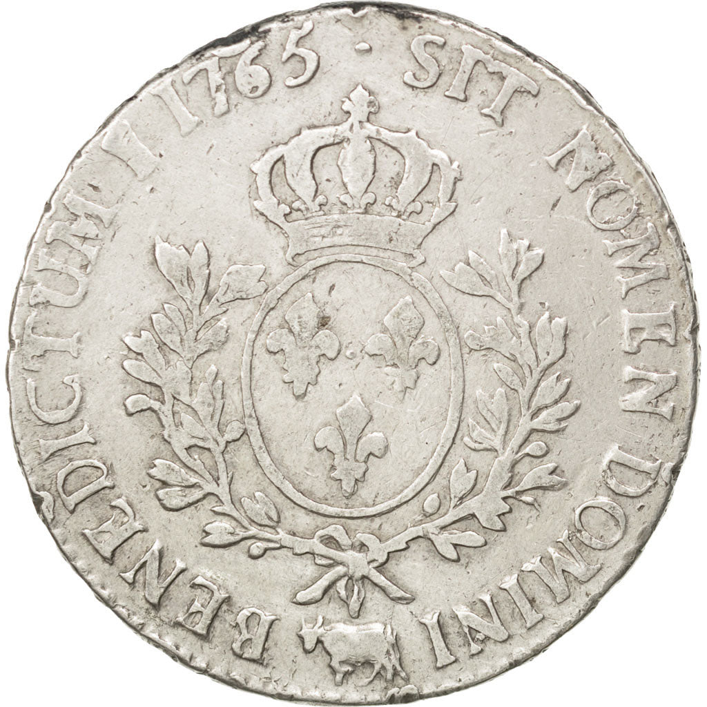 Louis XV, Ecu de Béarn au bandeau, 1765 Pau, KM 518