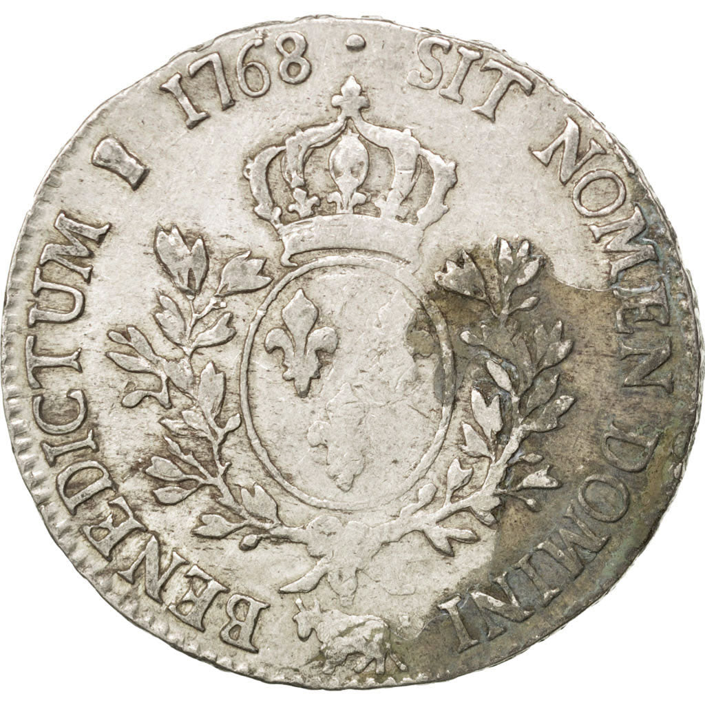 Louis XV, Ecu de Béarn au bandeau, 1768 Pau, KM 518