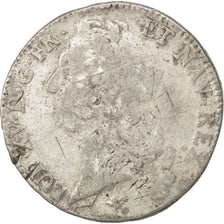 FRANCE, Écu au bandeau, ECU, 1747, Toulouse, KM #512.13, VG(8-10), Silver, ...