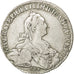 Russia, Catherine II, Rouble, 1775, Saint-Petersburg, BB, Argento, KM:67a.2