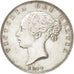 GREAT BRITAIN, 1/2 Crown, 1844, KM #740, AU(55-58), Silver, 14.15