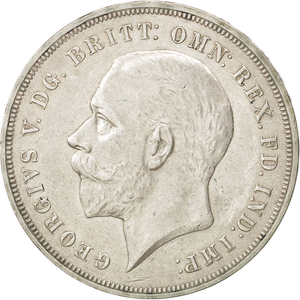 GREAT BRITAIN, Crown, 1935, KM #842, AU(55-58), Silver, 38.61, 28.40
