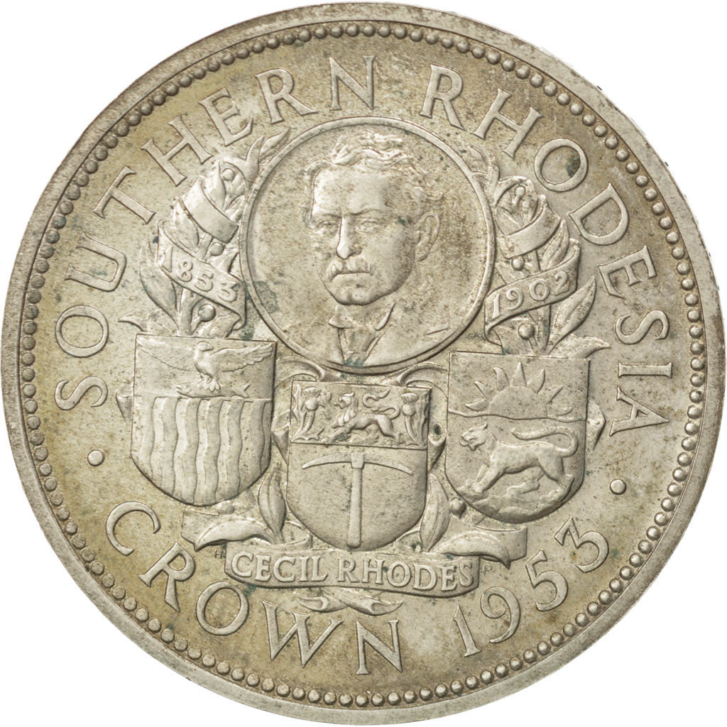 Rhodésie du Sud, Elisabeth II, Couronne 1953, KM 27
