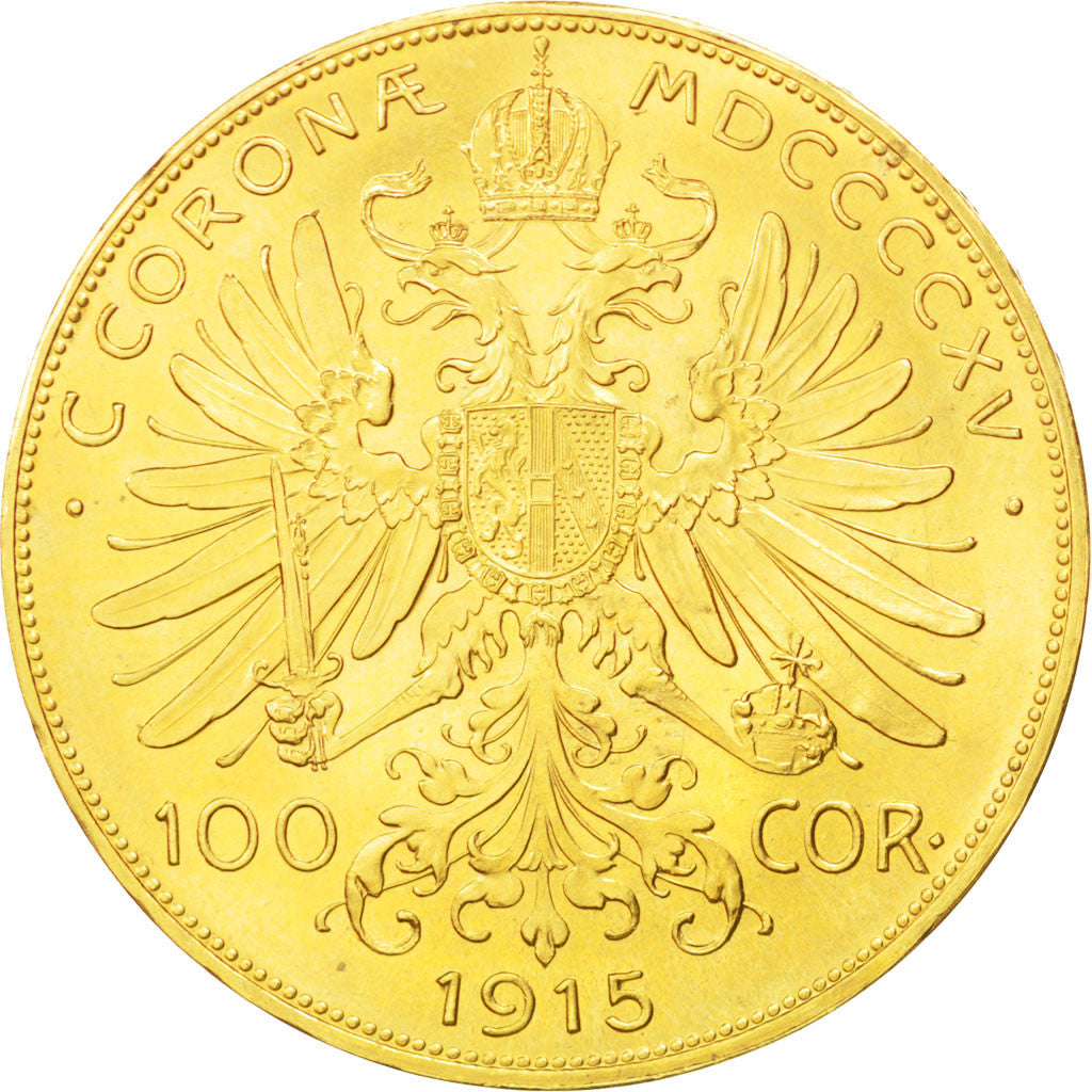 Autriche, François Joseph, 100 Couronnes 1915, KM 2819