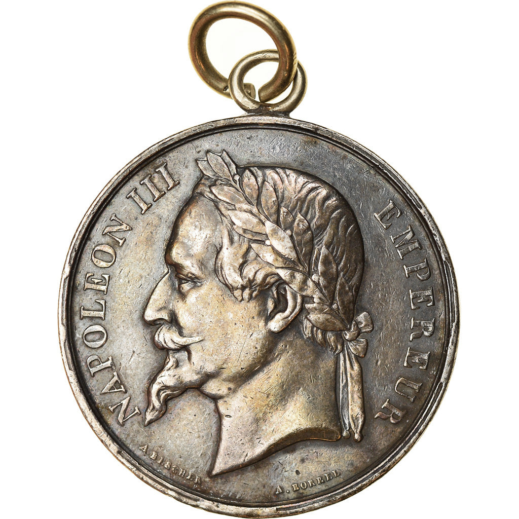 Francia, medaglia, Napoléon III, Société d'Agriculture du Haut-Rhin