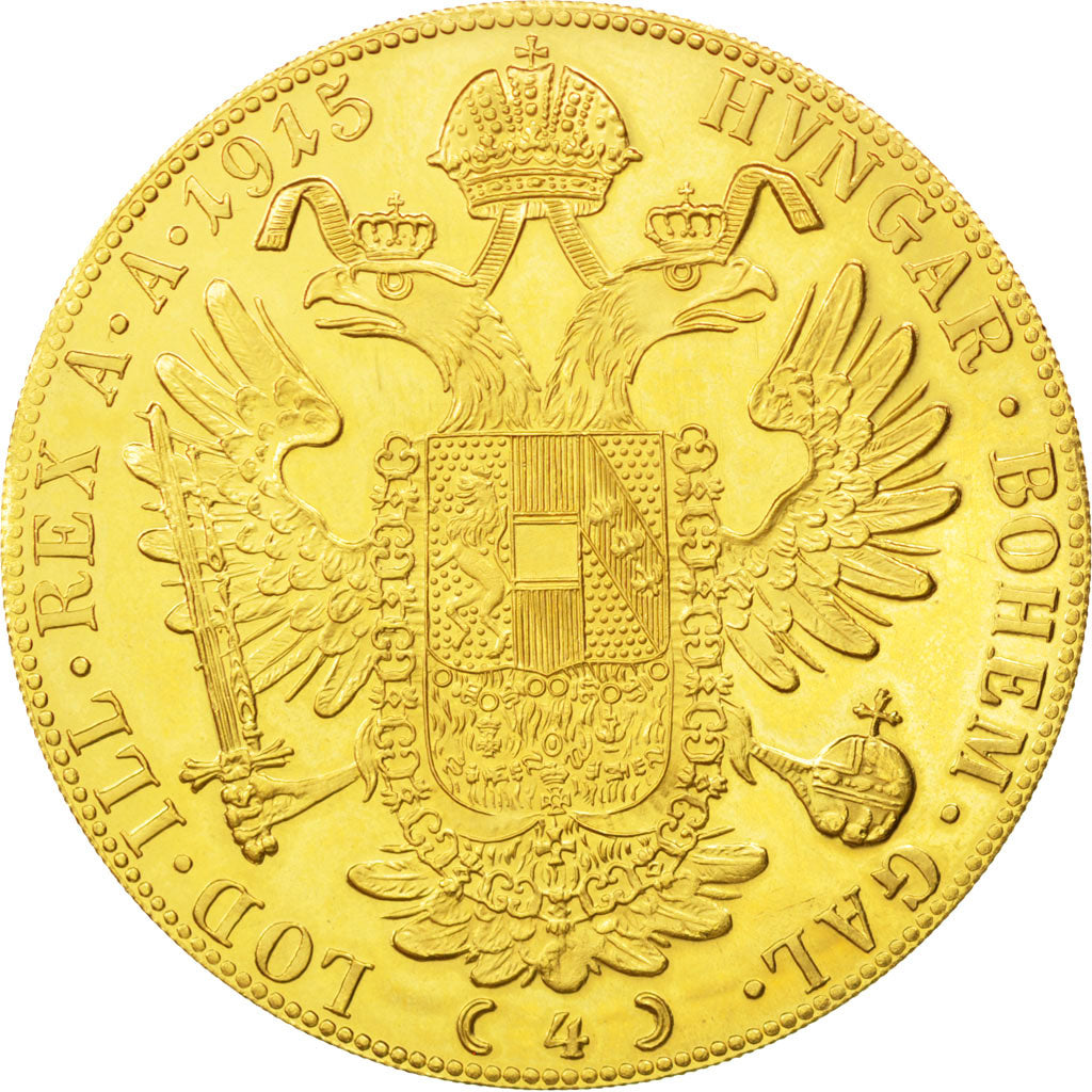 Autriche, François Joseph, 4 Ducats 1915, KM 2276