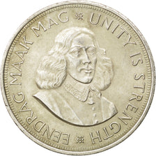 SOUTH AFRICA, 50 Cents, 1964, KM #62, AU(55-58), Silver, 28.34