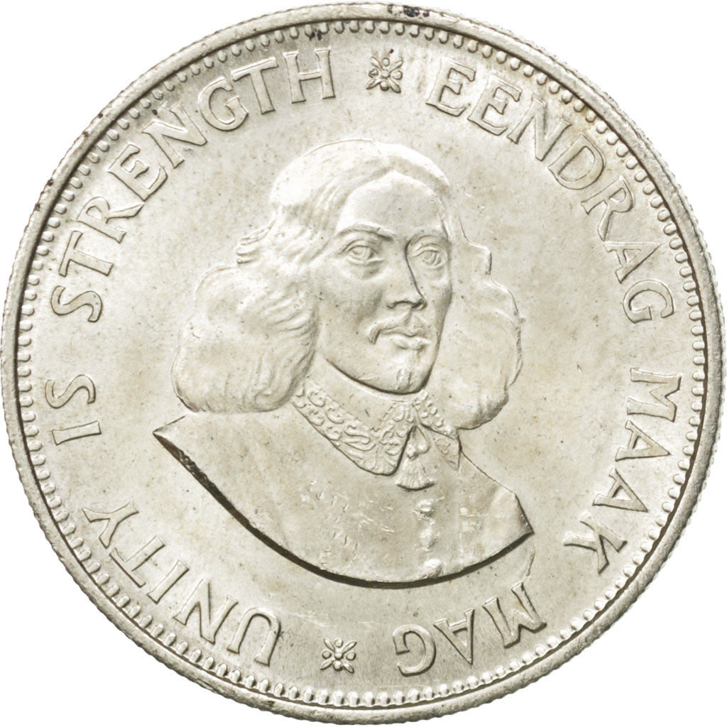 SOUTH AFRICA, 20 Cents, 1963, KM #61, MS(63), Silver, 11.31